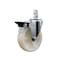 Service Caster 5'' Nylon Wheel Swivel 7/8'' Square Stem Caster with Brake SCC-SQ20S514-NYS-PLB-78 - alternate 1